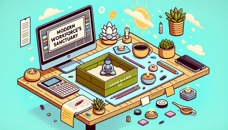 Read more about the article The Modern Workforce’s Sanctuary: Crafting Peace with Ashram-In-A-Box Kits