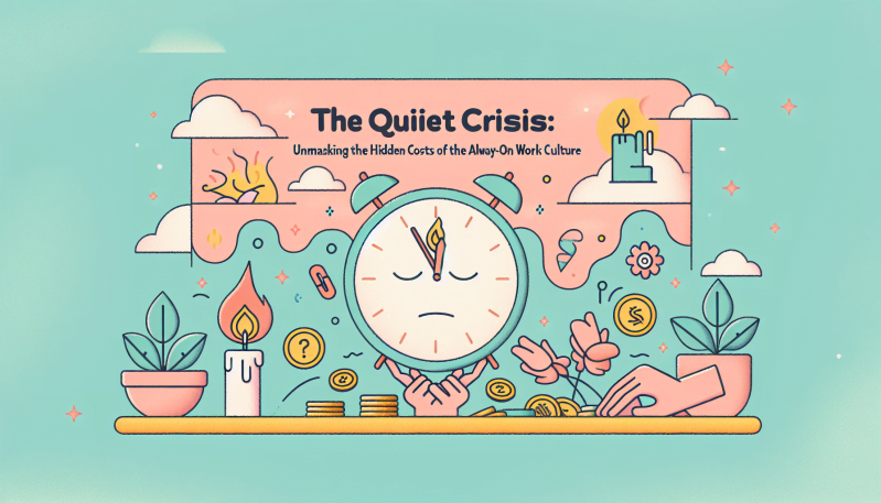 Read more about the article The Quiet Crisis: Unmasking the Hidden Costs of the Always-On Work Culture